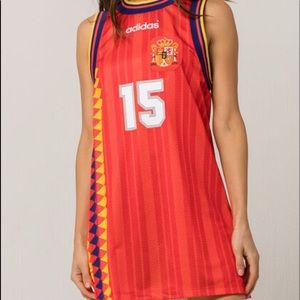 Adidas Spain jersey dress